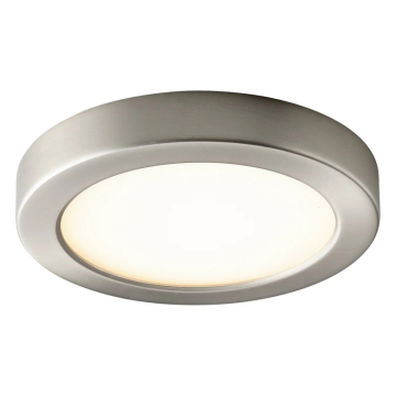 Oxygen Lighting Elite 7" LED Flush Mount - 3000K - 120V - Satin Nickel