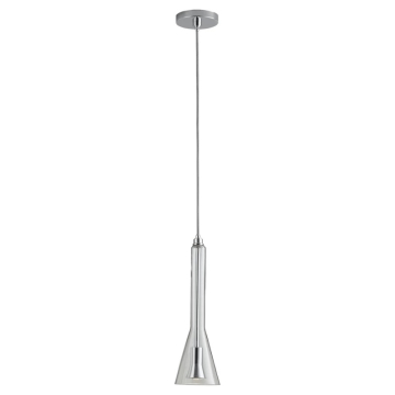 Oxygen Lighting Liberty LED Pendant - 3000K - 120-277V - Polished Chrome / Clear