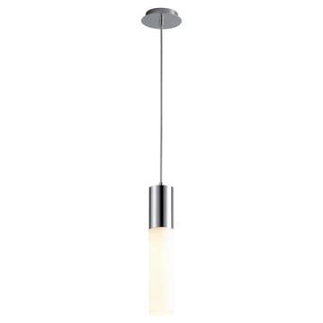 Oxygen Lighting Magnum LED Pendant - 3000K - 120-277V - White Opal Glass / Polished Chrome