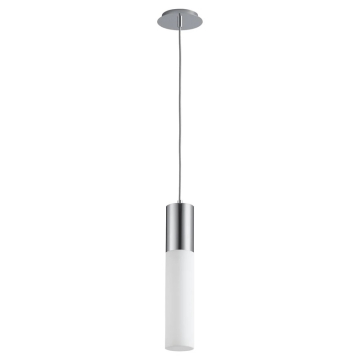Oxygen Lighting Magnum LED Pendant - 3000K - 120-277V - Matte White Acrylic / Polished Chrome