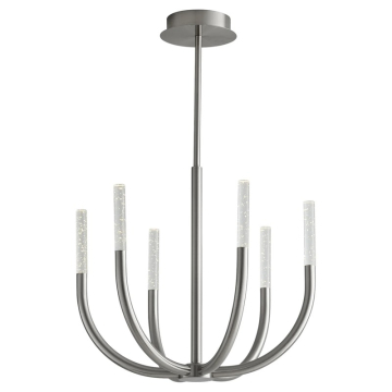 Oxygen Lighting Presto! LED Chandelier - 3000K - 120V - Satin Nickel