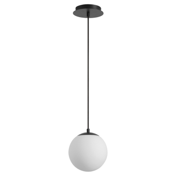 Oxygen Lighting Luna LED Pendant - 8" - 3000K - 120-277V - Black
