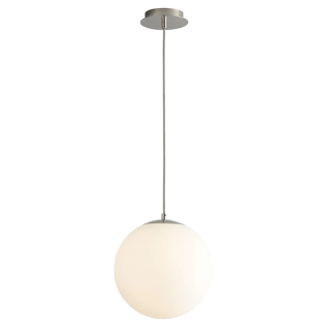 Oxygen Lighting Luna LED Pendant - 12" - 3000K - 120-277V - Polished Nickel
