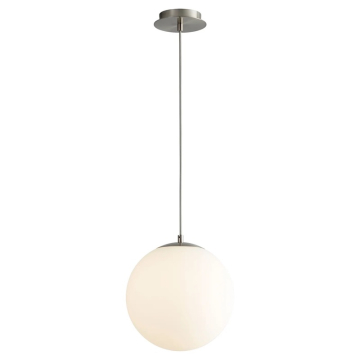 Oxygen Lighting Luna LED Pendant - 12" - 3000K - 120-277V - Satin Nickel