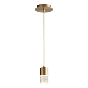 Oxygen Lighting Spirit 5" LED Pendant - 3000K - 120-277V - Aged Brass