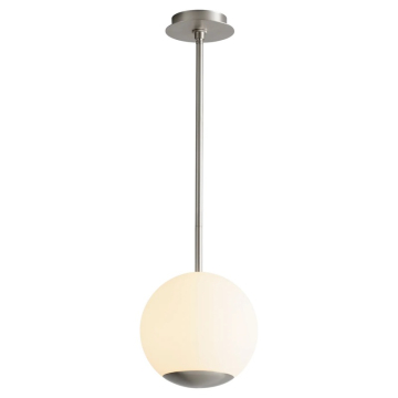 Oxygen Lighting Terra 10" LED Pendant - 3000K - 120V - Satin Nickel