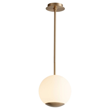 Oxygen Lighting Terra 10" LED Pendant - 3000K - 120V - Aged Brass