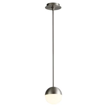 Oxygen Lighting Mondo 6" LED Pendant - 3000K - 120-277V - Satin Nickel