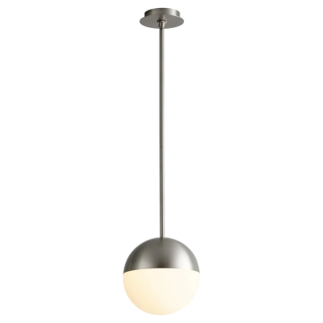 Oxygen Lighting Mondo 10" LED Pendant - 3000K - 120-277V - Satin Nickel