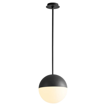Oxygen Lighting Mondo 12" LED Pendant - 3000K - 120-277V - Black Black