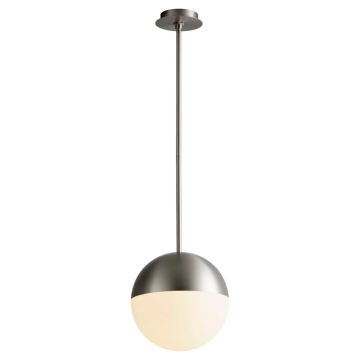Oxygen Lighting Mondo 12" LED Pendant - 3000K - 120-277V - Satin Nickel