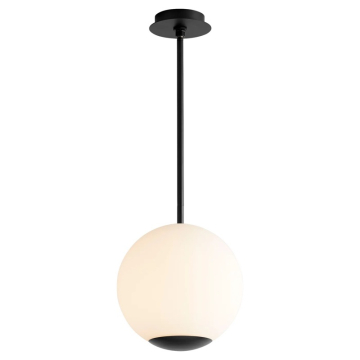 Oxygen Lighting Terra 12" LED Pendant - 3000K - 120V - Black