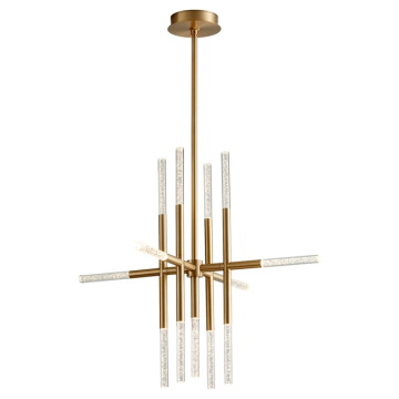 Oxygen Lighting Moxy LED Chandelier - 3000K - 120V - Aged Brass