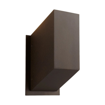 Oxygen Lighting Uno Small LED Outdoor Wall Sconce - 3000K - 120-277V - Oiled Bronze