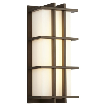 Oxygen Lighting Telshor LED Outdoor Wall Sconce - 3000K - 120-277V - Oiled Bronze