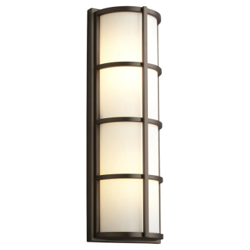 Oxygen Lighting Leda LED Outdoor Wall Sconce - 3000K - 120-277V - Oiled Bronze