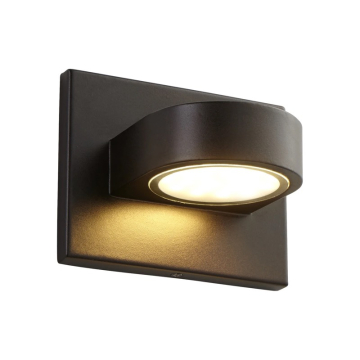Oxygen Lighting Eris Small LED Outdoor Wall Sconce - 3000K - 120-277V - Oiled Bronze