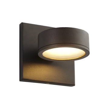 Oxygen Lighting Ceres Small LED Outdoor Wall Sconce - 3000K - 120-277V - Oiled Bronze