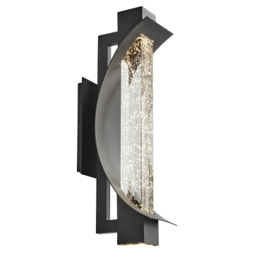 Oxygen Lighting Albedo 19" LED Outdoor Wall Sconce - 3000K - 120V - Black