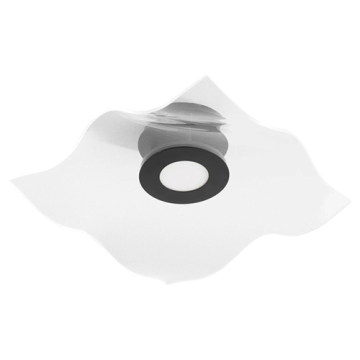 Oxygen Lighting Medusa LED Ceiling Mount - CCT Selectable - 120-277V - Black