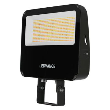 Sylvania LEDVANCE Dual Selectable LED Flood Light - 200 | 250 | 300W - CCT Selectable - Slipfitter and Trunnion Mount - 3-Pin Receptacle - 120-347V