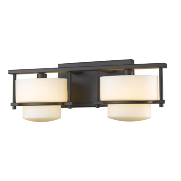 Z-Lite Porter 2-Light LED Vanity - 3000K - 120V - Bronze