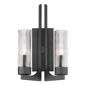 Maxim Lighting Delos 2-Light Wall Sconce - 120V - Anthracite
