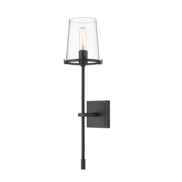 Z-Lite Callista 1-Light Wall Sconce - 120V - Matte Black