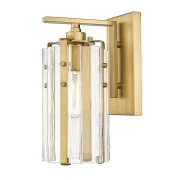 Z-Lite Alverton 1-Light Wall Sconce - 120V - Rubbed Brass