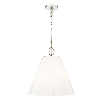 Z-Lite Alaric 18" 3-Light Pendant - 120V - Polished Nickel