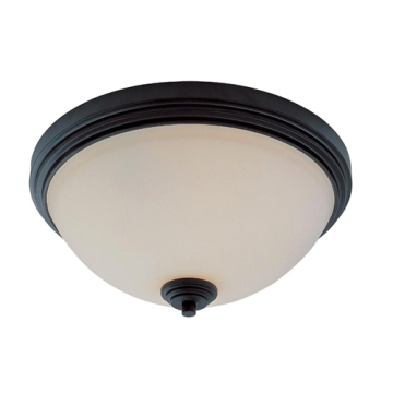 Z-Lite Chelsey 3-Light Flush Mount - 120V - Bronze
