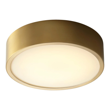 Oxygen Lighting Peepers LED Ceiling Mount - 3000K - 120-277V - Aged Brass