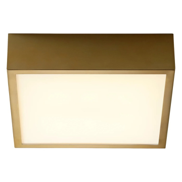 Oxygen Lighting Pyxis LED Ceiling Mount - 3000K - 120-277V - Aged Brass