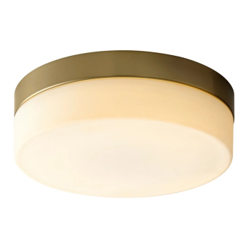 Oxygen Lighting Zuri 11" LED Ceiling Mount - 3000K - 120-277V - Aged Brass