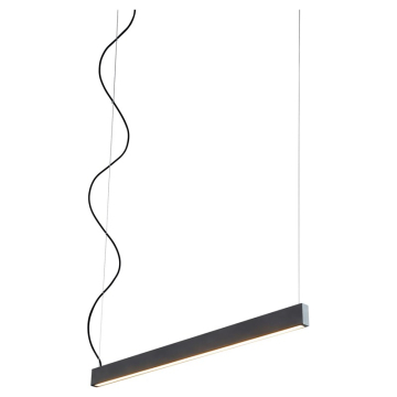 Oxygen Lighting Zepp 38" LED Linear Pendant - 3000K - 120-277V - Black