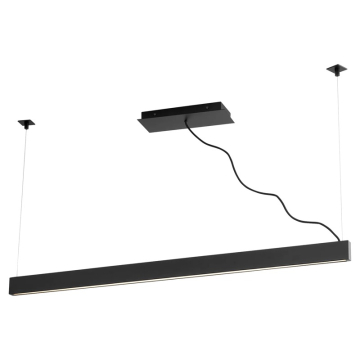 Oxygen Lighting Zepp 50" LED Linear Pendant - 3000K - 120-277V - Black
