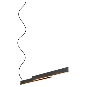 Oxygen Lighting Klone LED Linear Pendant - 3000K - 120-277V - Black