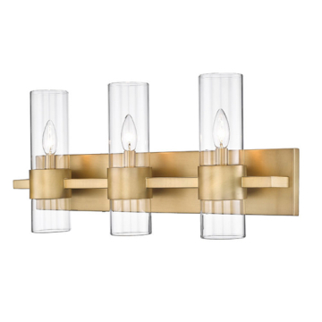 Z-Lite Lawson 3-Light Vanity - 120V - Rubbed Brass