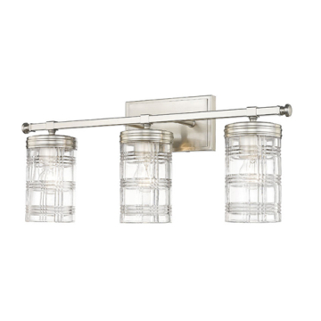 Z-Lite Archer 3-Light Vanity - 120V - Brushed Nickel