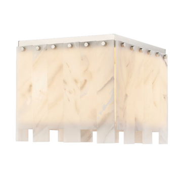 Z-Lite Viviana 13" 4-Light Flush Mount - 120V - Polished Nickel