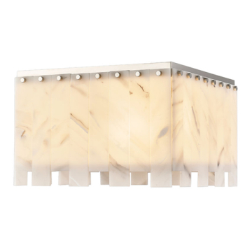 Z-Lite Viviana 17" 6-Light Flush Mount - 120V - Polished Nickel