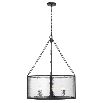 Z-Lite Barrington 6-Light Chandelier - 120V - Matte Black