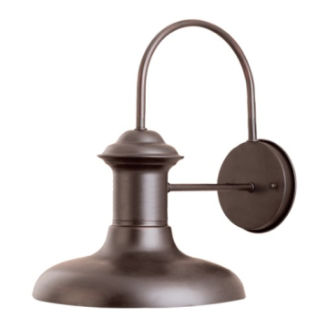 Maxim Lighting Wharf 12" 1-Light Outdoor Wall Lantern - 120V - Empire Bronze