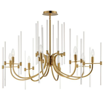 Maxim Lighting Divine 8-Light Chandelier - 120V - Heritage