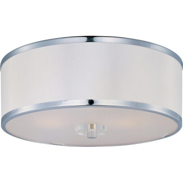 Maxim Lighting Metro 3-Light Semi-Flush Mount - 120V - Polished Chrome