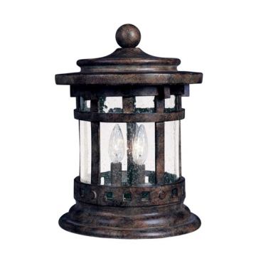 Maxim Lighting Santa Barbara VX 3-Light Outdoor Deck Lantern - 120V - Sienna