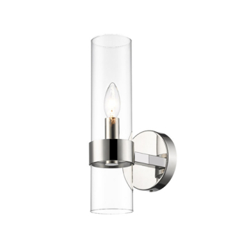 Z-Lite Datus 1-Light Wall Sconce - 120V - Polished Nickel