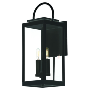 Maxim Lighting Nassau VX 1-Light Large Outdoor Wall Lantern - 120V - Black