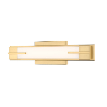 Z-Lite Chase 18" LED 1-Light Vanity - 18W - CCT Selectable - 1,000 Lumens - 120V - Modern Gold