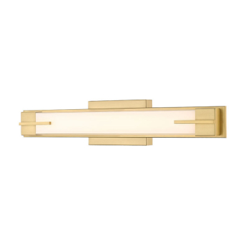 Z-Lite Chase 23" LED 1-Light Vanity - 23W - CCT Selectable - 1,250 Lumens - 120V - Modern Gold